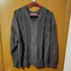 Gray Cable Knit Sweater - XXL (20)